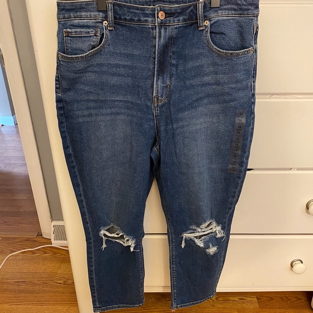 AE Stretch Mom Jeans
